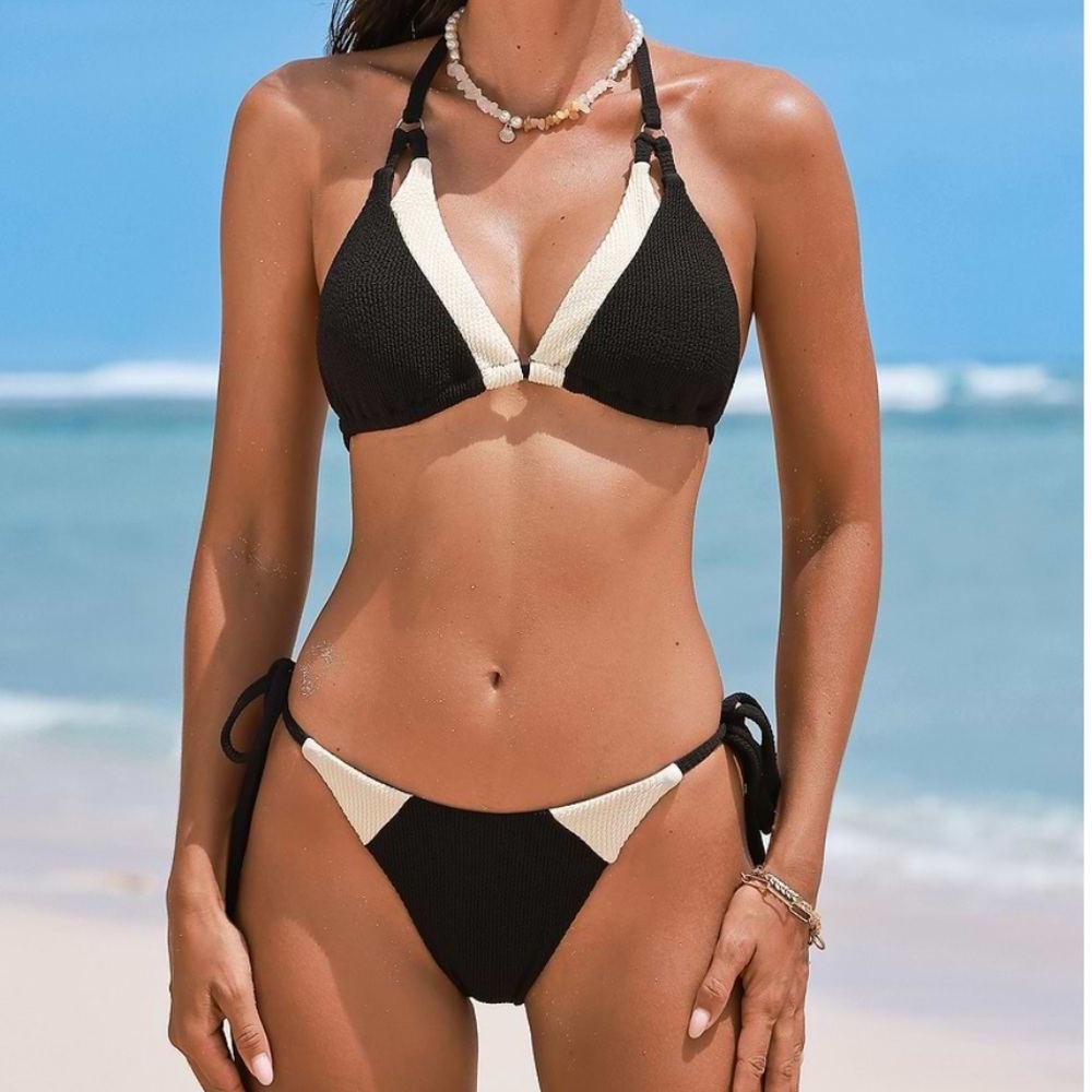 Monochrome Play Colorblock Bikini Set